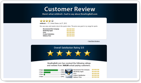 Optimized Review Pages