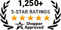 5 Star Excellence award from Shopper Approved for collecting at least 100 5 star reviews