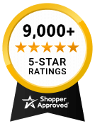 5 Star Excellence award from Shopper Approved for collecting at least 100 5 star reviews