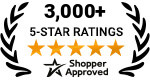 5 Star Excellence award from Shopper Approved for collecting at least 3000 5 star reviews
