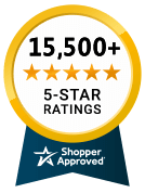 5 Star Excellence Award From Shopper Approved For Collecting At Least 100 5 Star Reviews