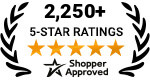 5 Star Excellence award from Shopper Approved for collecting at least 100 5 star reviews