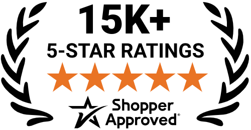 5 Star Excellence award from Shopper Approved for collecting at least 100 5 star reviews