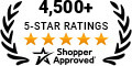5 Star Excellence award from Shopper Approved for collecting at least 100 5 star reviews