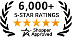 5 Star Excellence award from Shopper Approved for collecting at least 100 5 star reviews