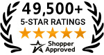5 Star Excellence award from Shopper Approved for collecting at least 100 5 star reviews