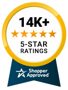 5 Star Excellence award from Shopper Approved for collecting at least 100 5 star reviews