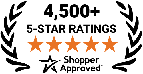 5 Star Excellence Award From Shopper Approved For Collecting At Least 100 5 Star Reviews