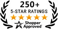 5 Star Excellence award from Shopper Approved for collecting at least 100 5 star reviews