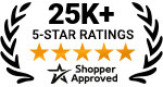 5 Star Excellence award from Shopper Approved for collecting at least 100 5 star reviews