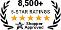 5 Star Excellence award from Shopper Approved for collecting at least 100 5 star reviews