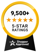 Shopper Approved: 9,500+ five-star ratings