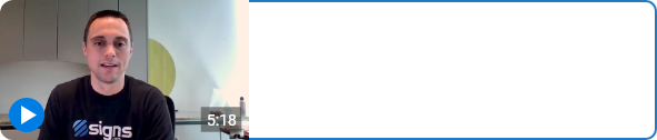 Nelson James - Play Button - Watch our interview with Nelson James, Co-founder and CEO of Signs.com