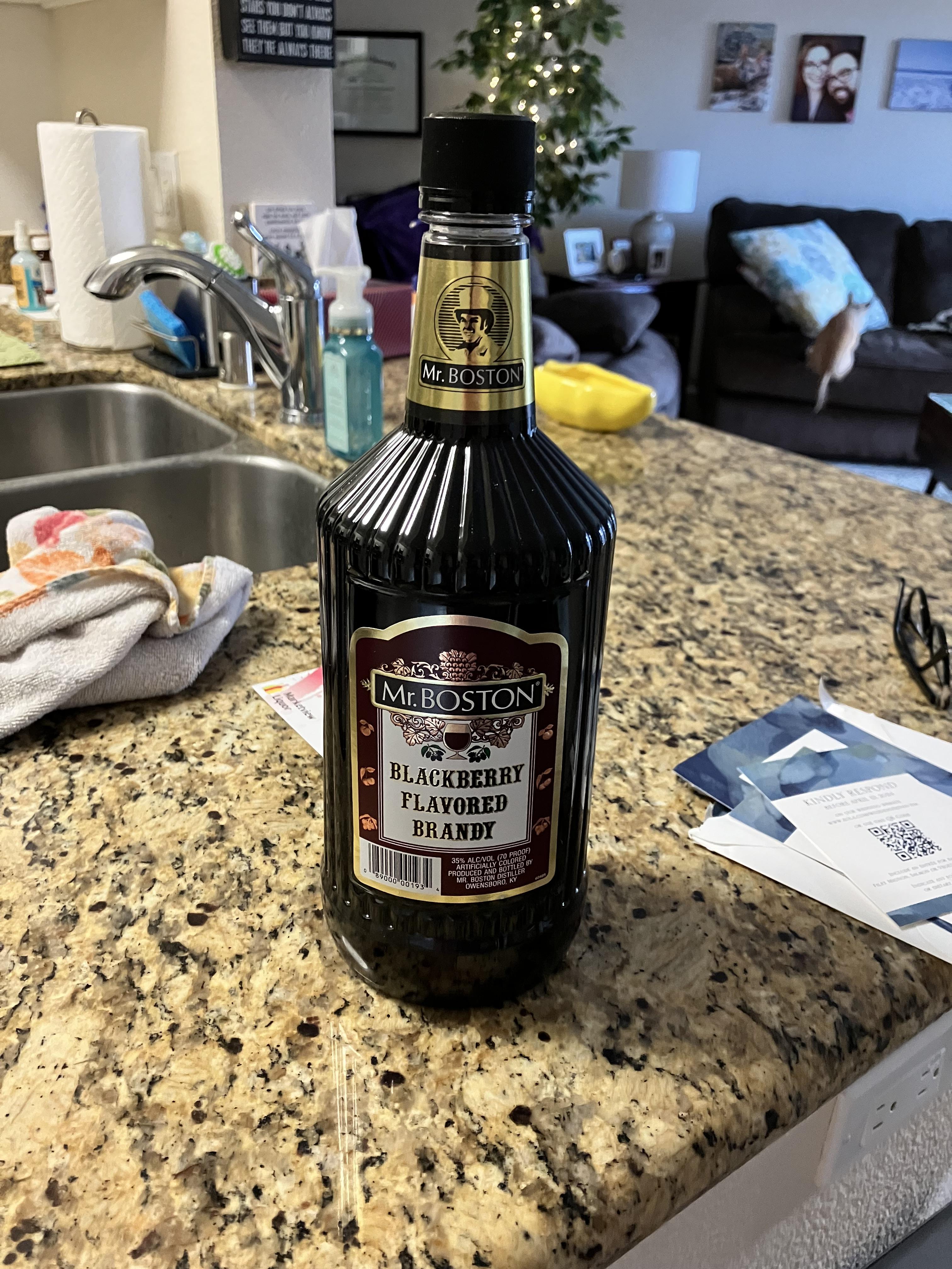 Mr. Boston Blackberry Flavored Brandy / 1.75 Ltr - Marketview Liquor
