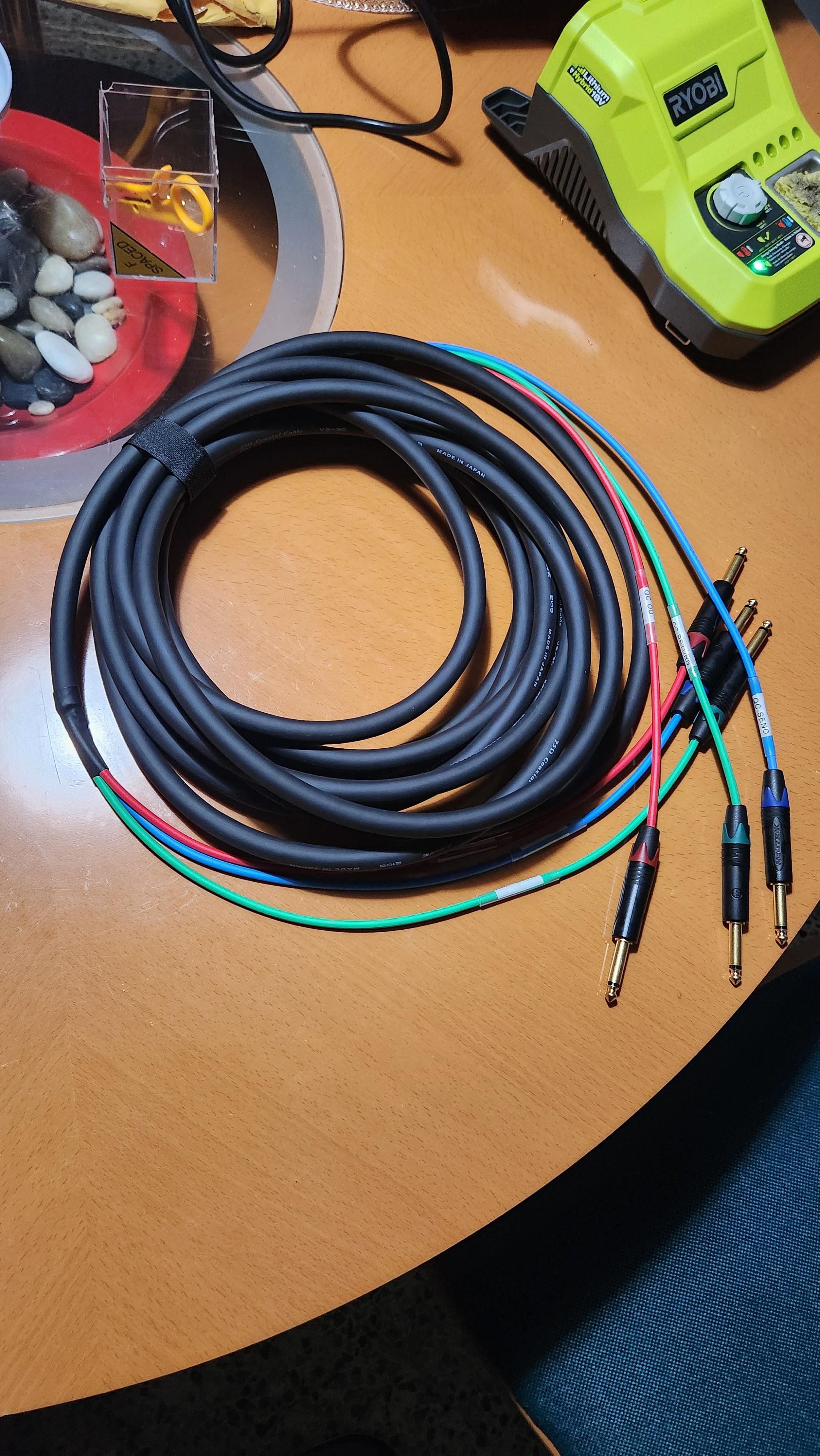 Canare V3-3C 3-Channel 75 Ohm Video Cable RG59 Type by the Foot