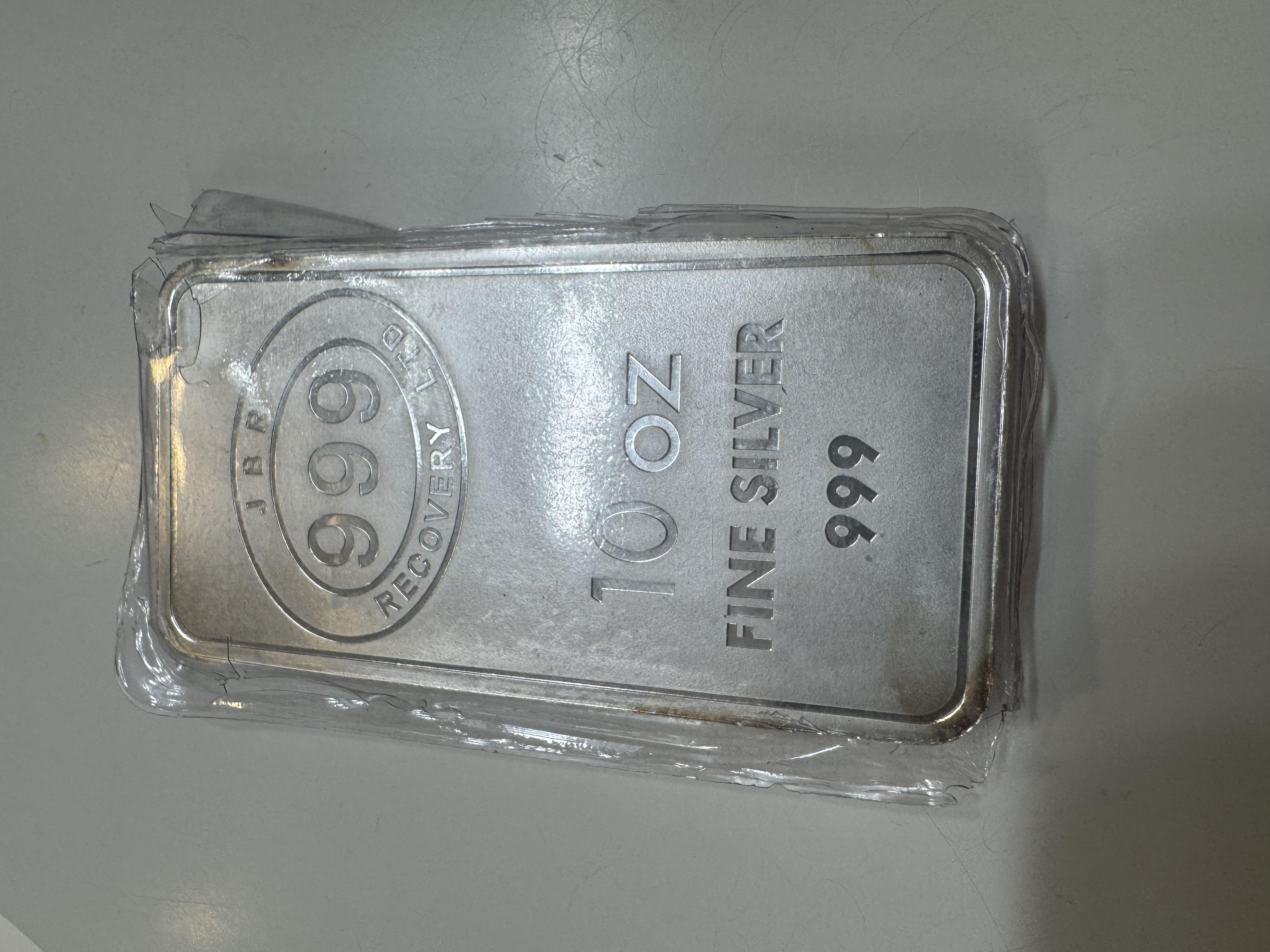 JBR 999　シルバー 1 Oz JBR Silver Bar