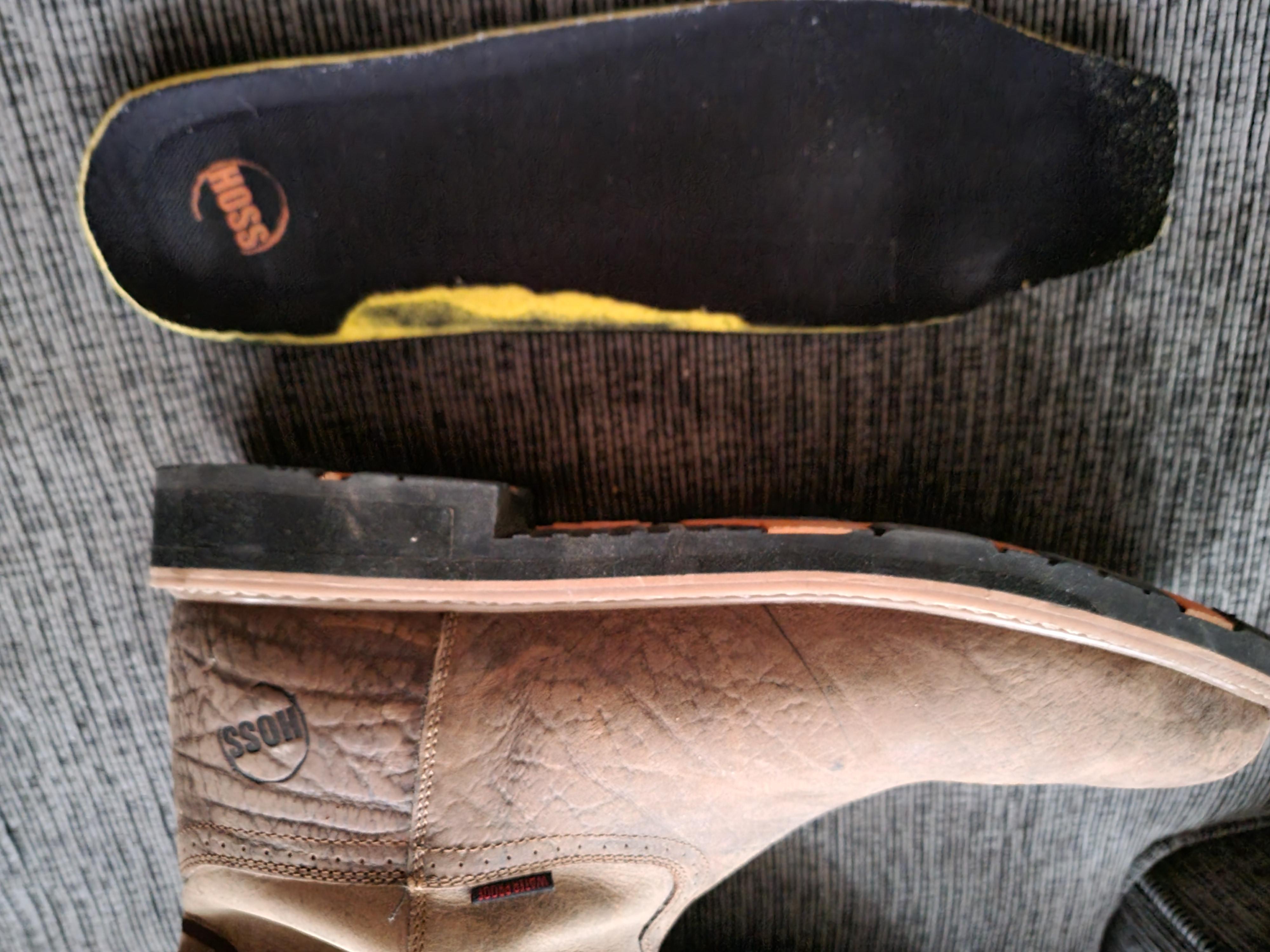 Men's Hoss Composite Toe WP Western Wellington Work Boot 92065