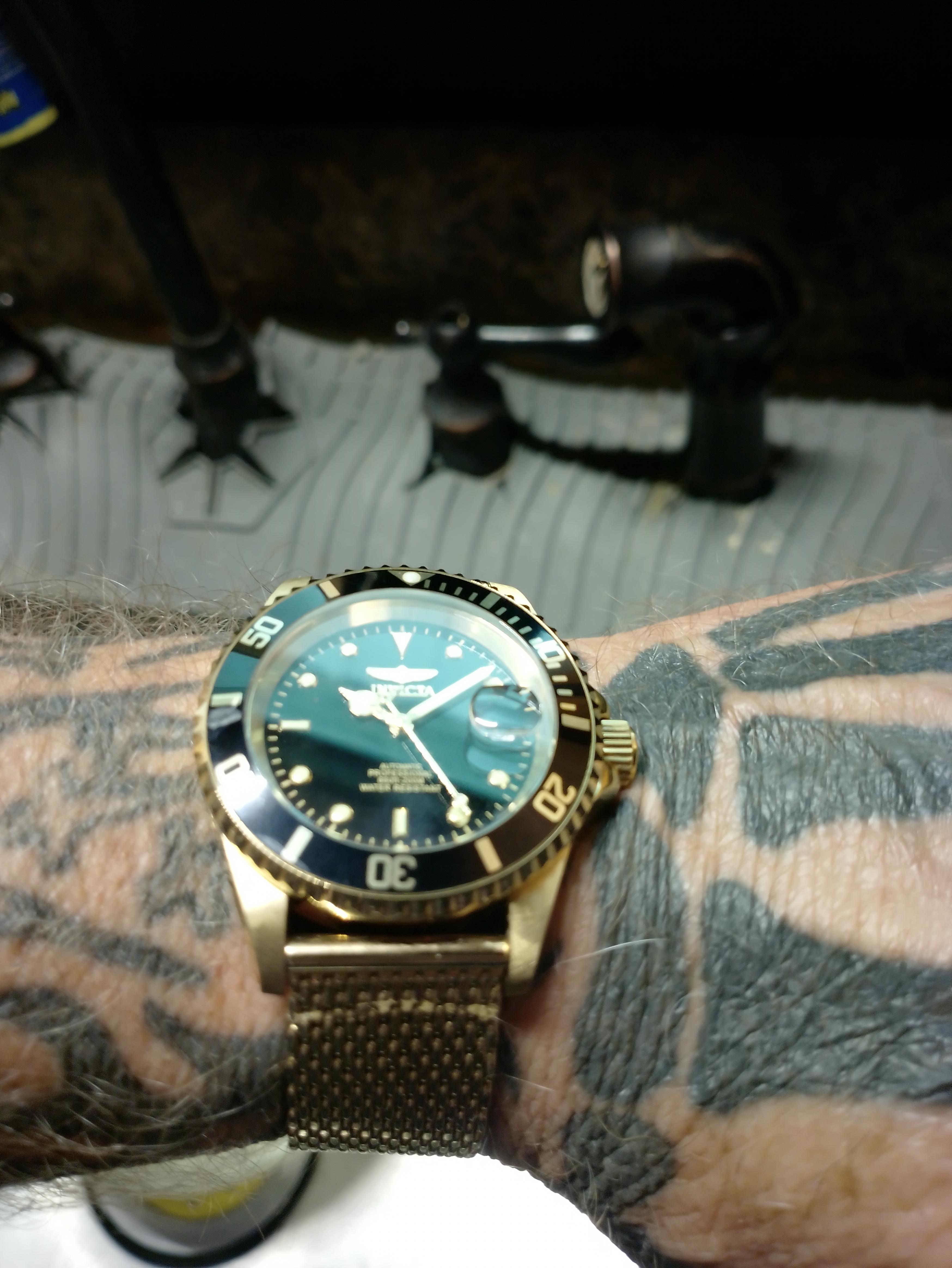 Invicta Pro Diver 47722 Orologio Uomo Automatico 40mm – Impermeabile 20 Bar, Acciaio, Quadrante Nero - 3