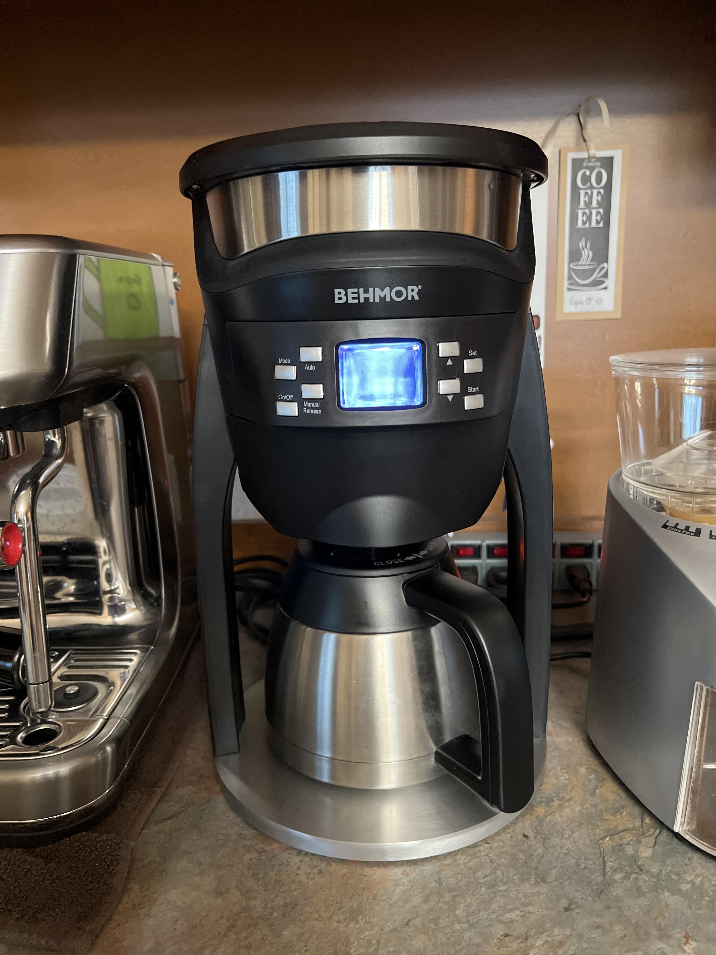 Behmor Brazen Plus 3.0 Customizable Coffee Brewer