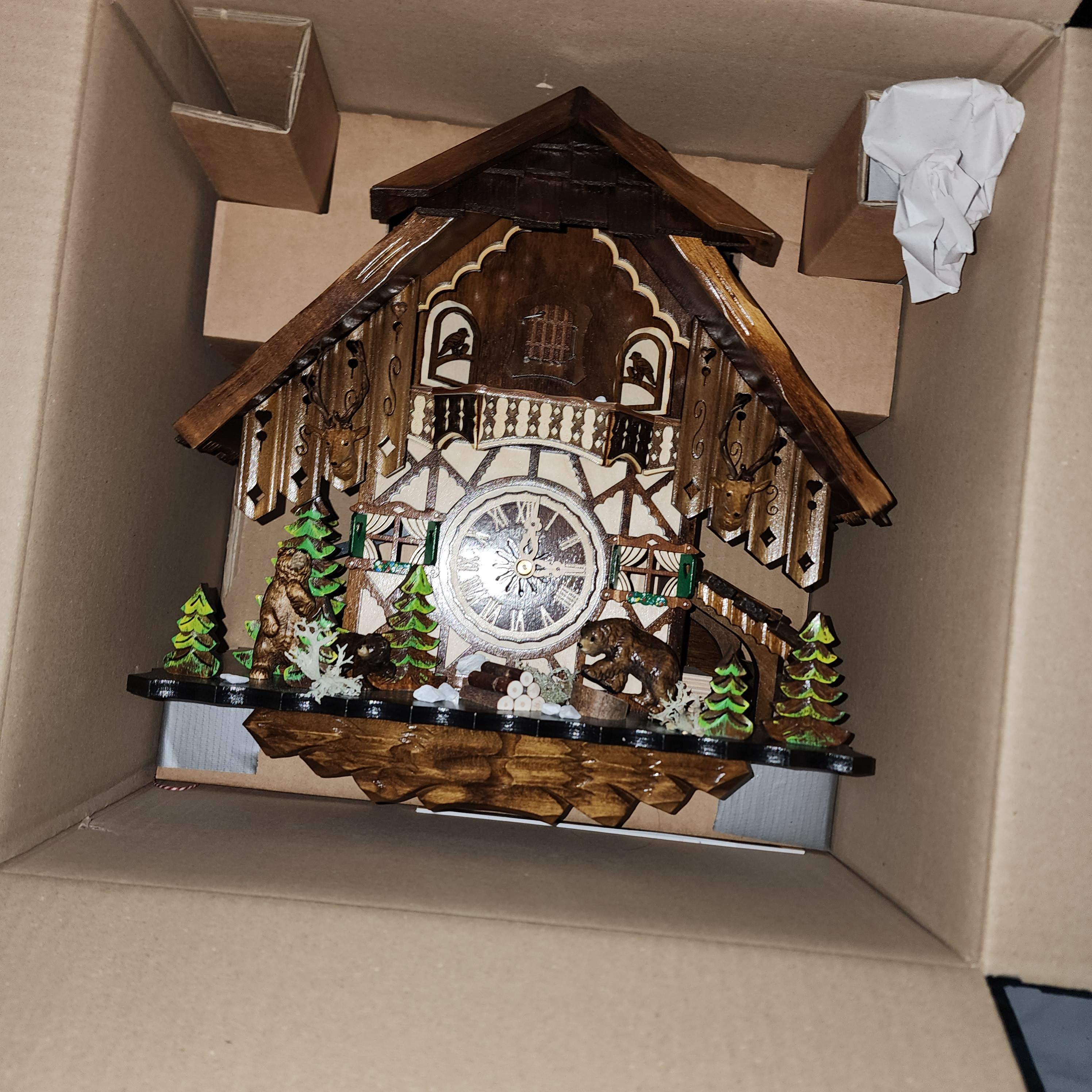 Cuckoo Clock 48713/8 Jumping Bear | by Engstler | On Sale