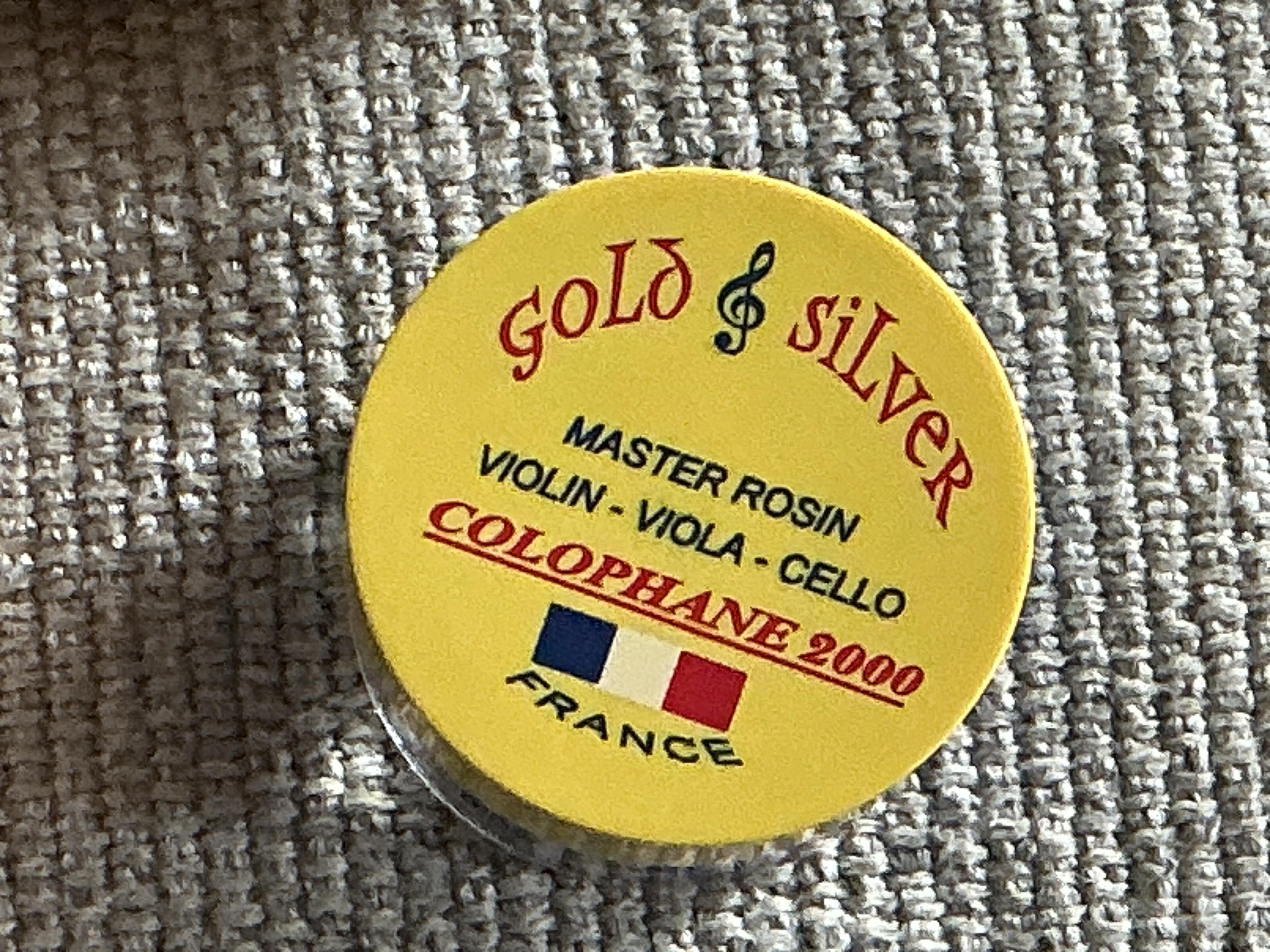 Millant-Deroux Gold & Silver Rosin for Violin, Viola and Cello