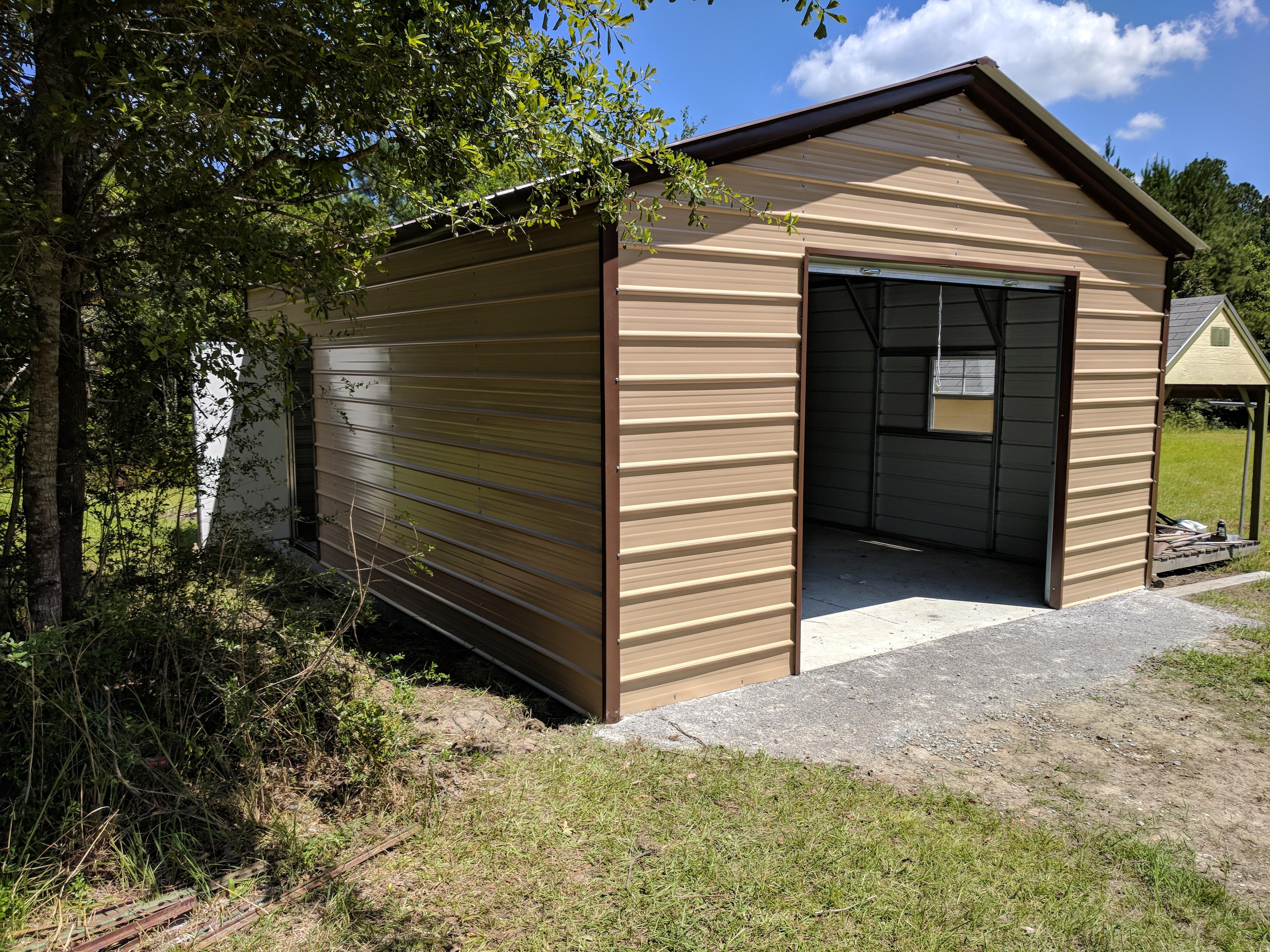 Get an 18x25 Metal Building, Garage, or Shed