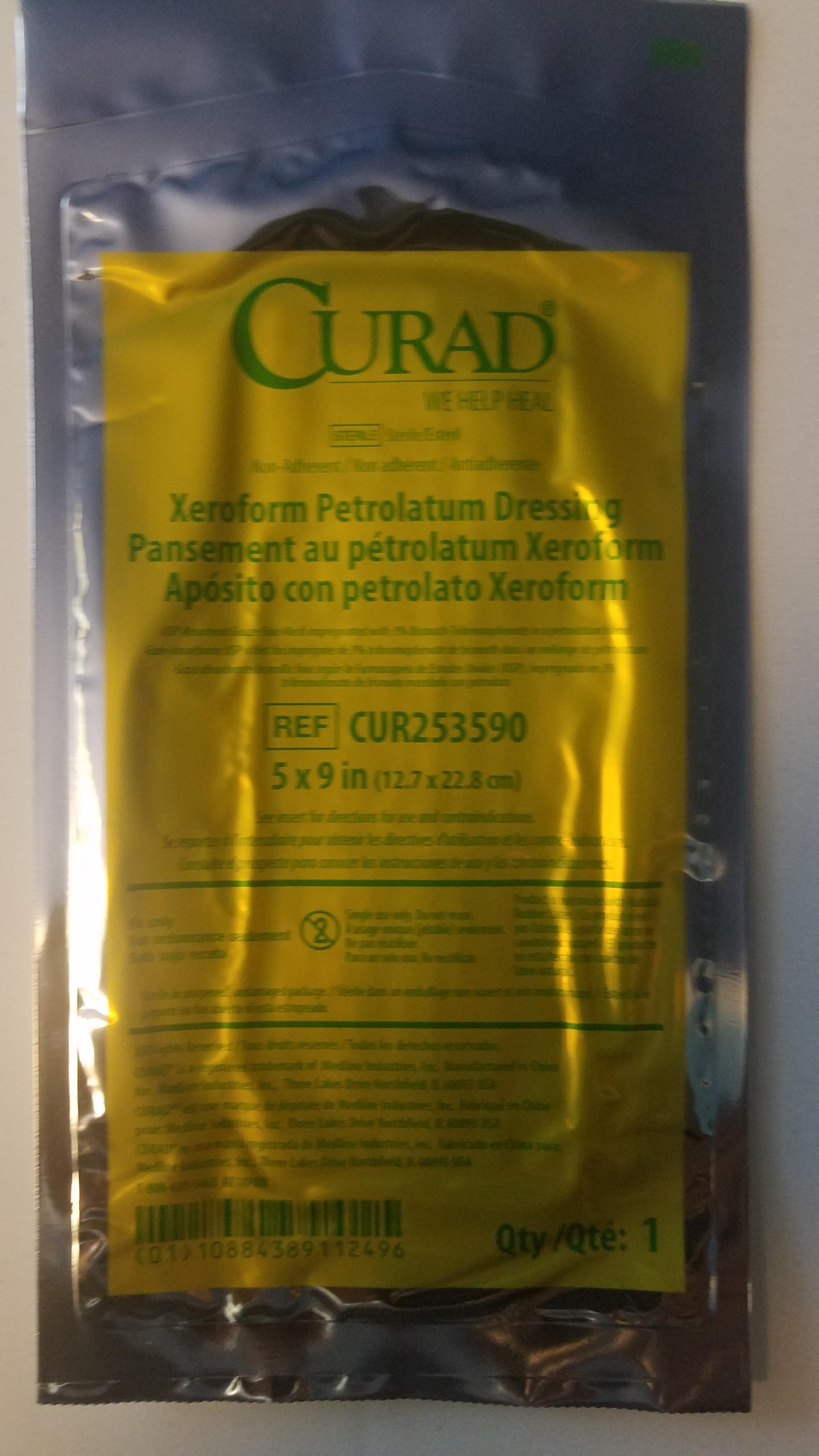 Buy Medline Curad Xeroform Sterile Petrolatum Gauze Dressing