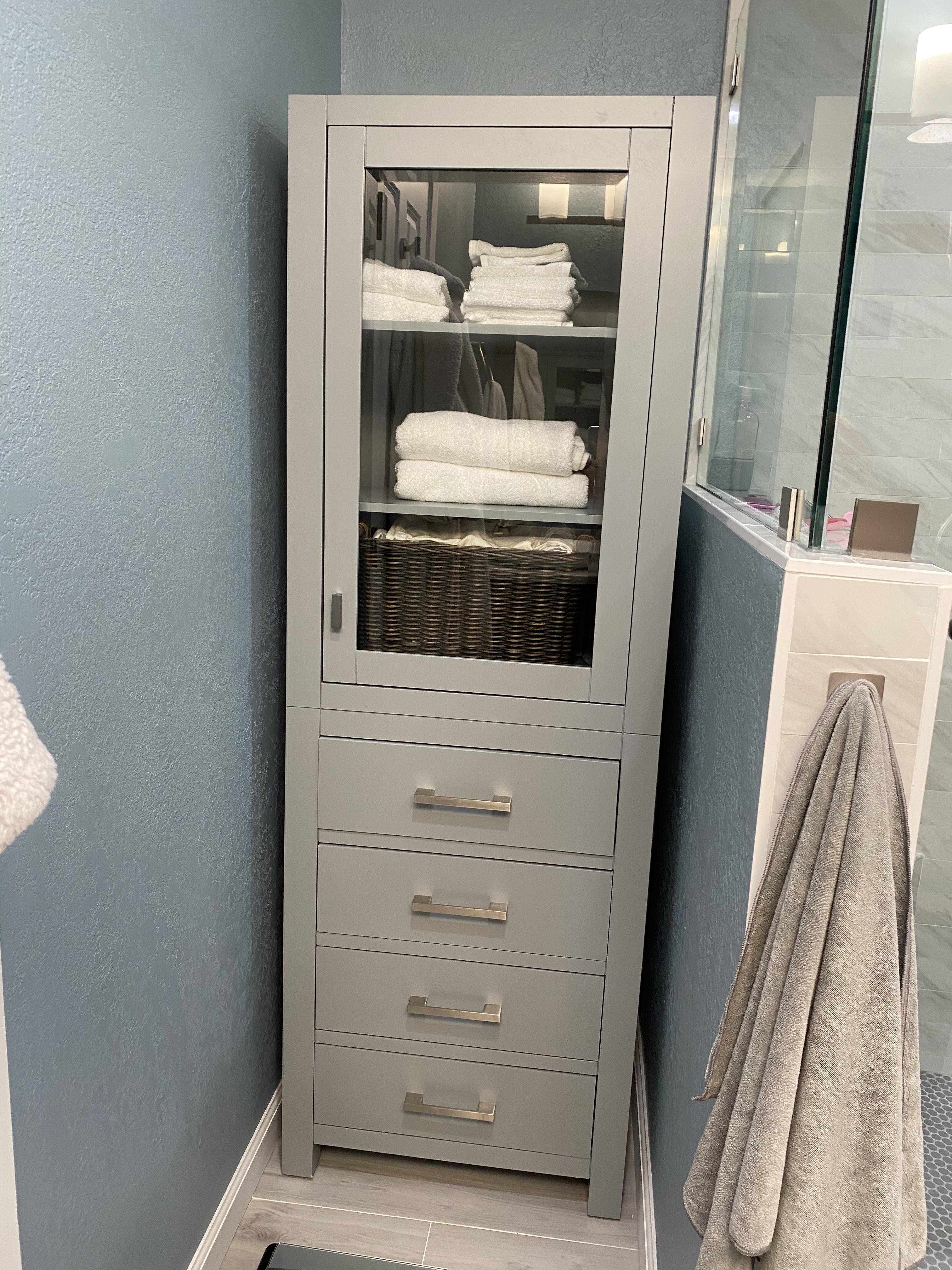 linen cabinet freestanding on Noxon Linen Storage Cabinet Magnus Home Products