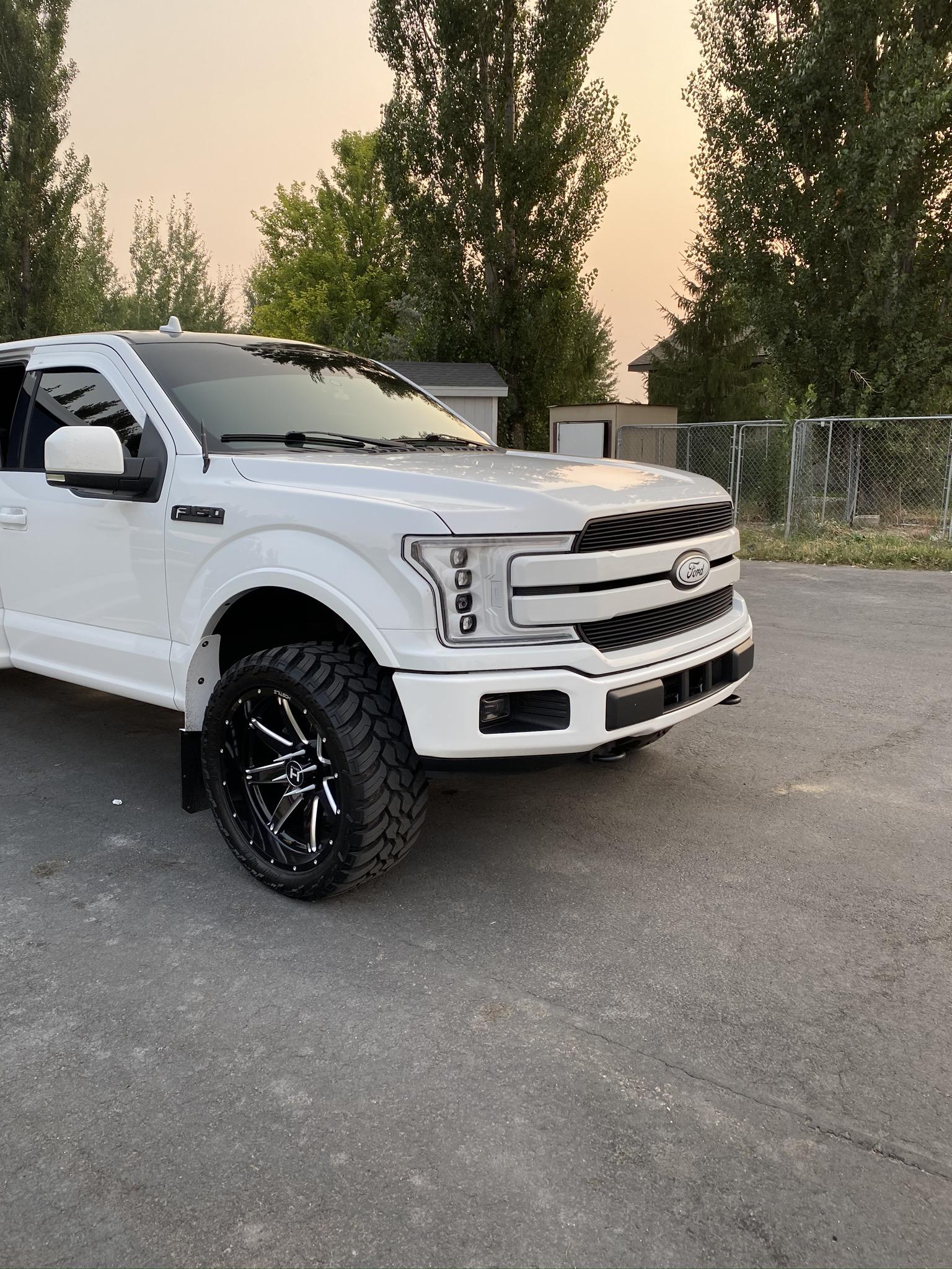 custom truck grills billet grills on 2018 2020 F 150 Xlt Lariat Billet Grille Black 2 Pc Insert Does Not Fit Vehicles With Camera Pn 20571b